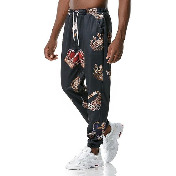 autumn men's pants 3d printed elastric waist breathable stretchy comfortable bunch of foot male trousers, Black
autumn men's pants 3d printed elastric waist breathable stretchy comfortable bunch of foot male trousers, Black