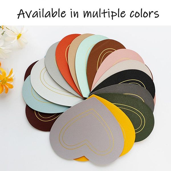 mats & pads washable heart shape leather placemat tableware pad oil water resistant heat insulation non-slip tablemat set
mats & pads washable heart shape leather placemat tableware pad oil water resistant heat insulation non-slip tablemat set
