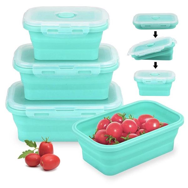 container fridge organizer silicone folding lunch box portable kitchen storage containers refrigerator bottles & jars
container fridge organizer silicone folding lunch box portable kitchen storage containers refrigerator bottles & jars