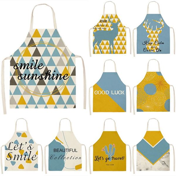 aprons yellow and blue geometric stripes pattern for home kitchen kids apron child men woman
aprons yellow and blue geometric stripes pattern for home kitchen kids apron child men woman