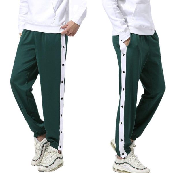 running pants sports trousers buttoned autumn winter models buttons casual loose footwear basketball training full-button sweatpants men, Black;blue
running pants sports trousers buttoned autumn winter models buttons casual loose footwear basketball training full-button sweatpants men, Black;blue