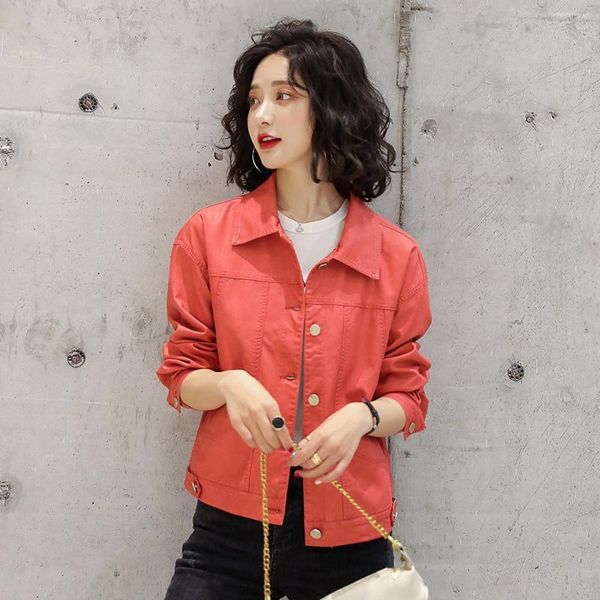 women's jackets single row buckle leather 2021 autumn dress korean version casual temperament pew jacket short small pu tide, Black;brown
women's jackets single row buckle leather 2021 autumn dress korean version casual temperament pew jacket short small pu tide, Black;brown