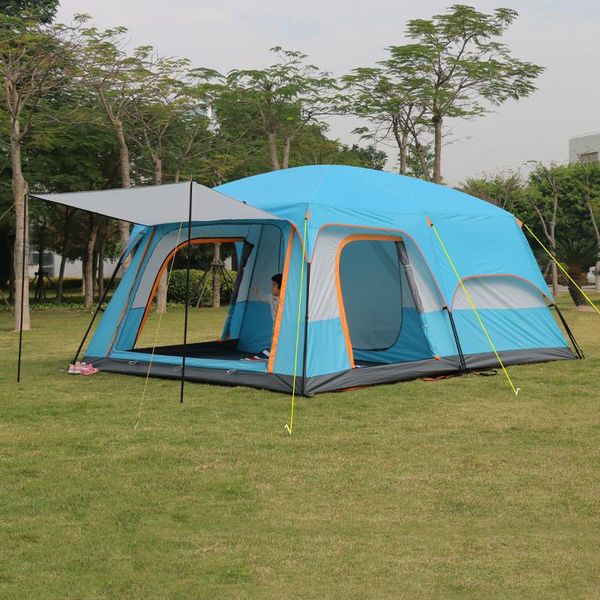 tents and shelters 4colors ultralarge 6 10 12 double layer outdoor 2living rooms 1hall family camping tent in large space
tents and shelters 4colors ultralarge 6 10 12 double layer outdoor 2living rooms 1hall family camping tent in large space