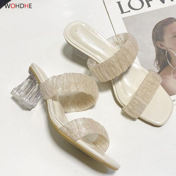 wohdhe slip on square peep toe mesh lace slides party shoes transparent high heels 5.5cm women slippers sandals 2021 dress, Black
wohdhe slip on square peep toe mesh lace slides party shoes transparent high heels 5.5cm women slippers sandals 2021 dress, Black