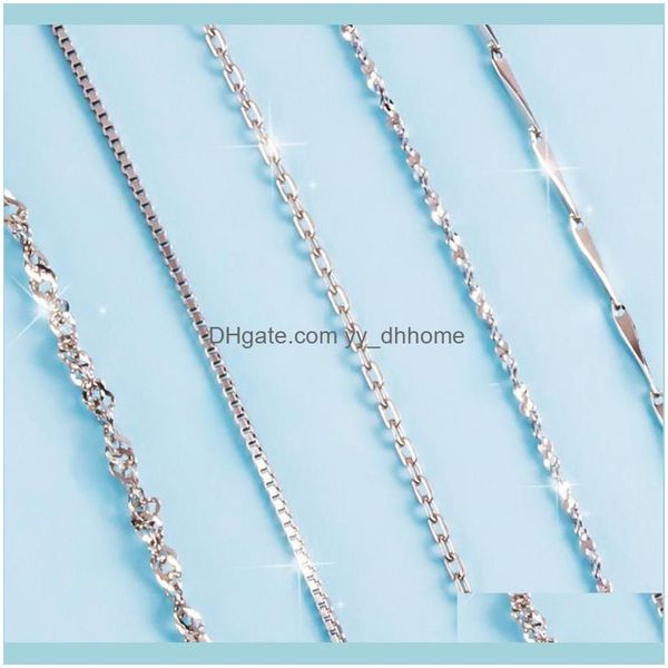 necklaces & pendants jewelry925 sterling sier necklace classic basic chains lobster clasp adjustable fashion jewelry drop deliv, Silver
necklaces & pendants jewelry925 sterling sier necklace classic basic chains lobster clasp adjustable fashion jewelry drop deliv, Silver