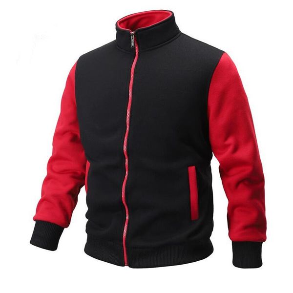 men's hoodies & sweatshirts full zip long sleeve cardigan slim casual fleece hoodie autumn winter sportswear outdoor baseball jacket, Black
men's hoodies & sweatshirts full zip long sleeve cardigan slim casual fleece hoodie autumn winter sportswear outdoor baseball jacket, Black