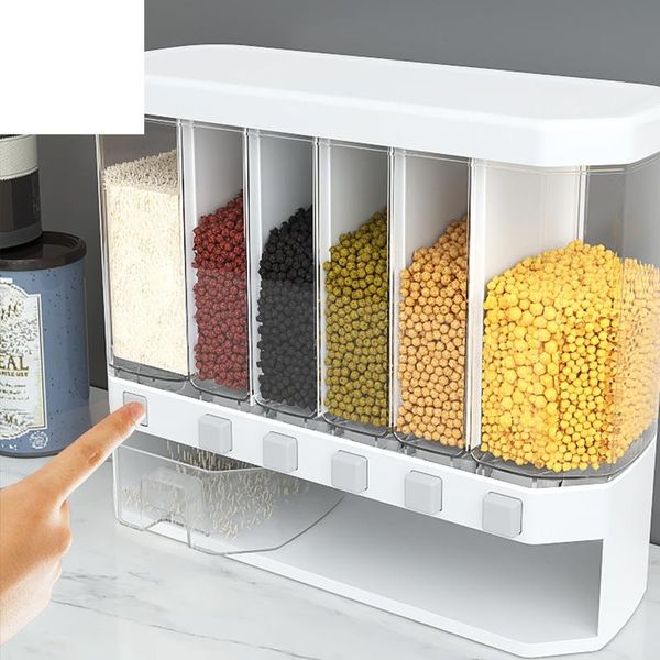 kitchen plastic sealed rice bucket storage box ,wall-mounted moisture-proof barrels household metering grain tank bottles & jars
kitchen plastic sealed rice bucket storage box ,wall-mounted moisture-proof barrels household metering grain tank bottles & jars