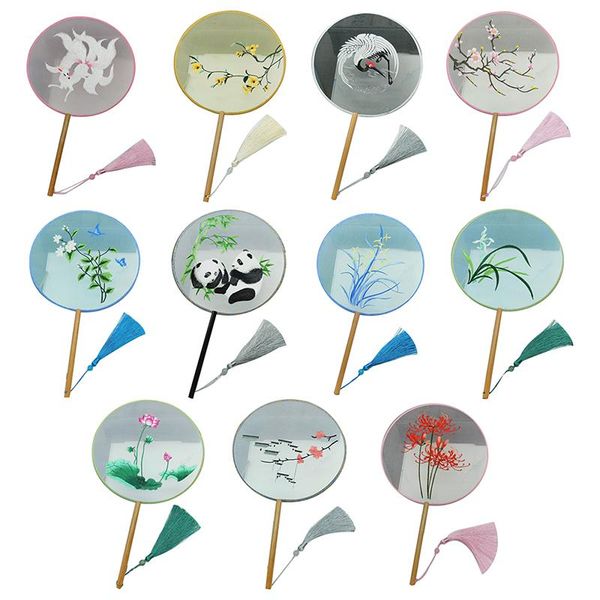 other home decor 1pc embroidery circular fan antique style round hanfu ancient costume female dance classical tassel portable long
other home decor 1pc embroidery circular fan antique style round hanfu ancient costume female dance classical tassel portable long