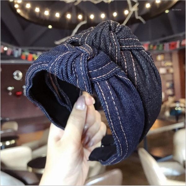boutique hair accessories with simple denim cloth knotted and twisted in the middle of wide-brimmed hairband headband women1
boutique hair accessories with simple denim cloth knotted and twisted in the middle of wide-brimmed hairband headband women1