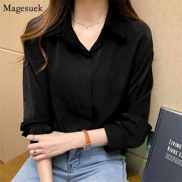 long sleeve shirt women blouse autumn korean simple casual s blouses solid slim silk blusas 10779 210512, White
long sleeve shirt women blouse autumn korean simple casual s blouses solid slim silk blusas 10779 210512, White