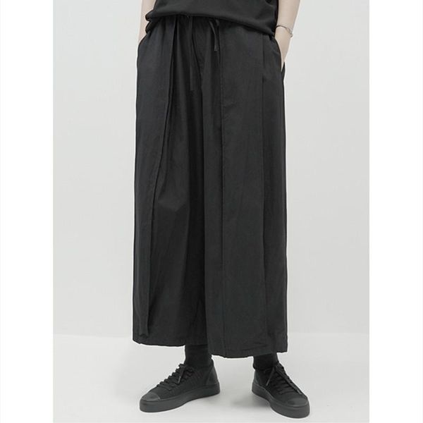 big size couple's clothes boys and girls look over thin 9-point wide leg pants straight tube casual men's summer, Black
big size couple's clothes boys and girls look over thin 9-point wide leg pants straight tube casual men's summer, Black