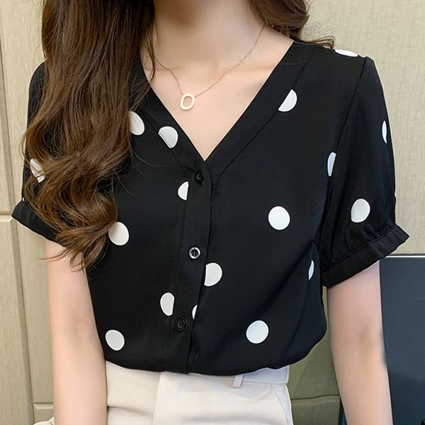 blusas mujer de moda blouse women v-neck dot chiffon blouse shirt summer short sleeve women shirts women blouses blusa d329 210426, White
blusas mujer de moda blouse women v-neck dot chiffon blouse shirt summer short sleeve women shirts women blouses blusa d329 210426, White
