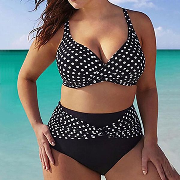women's swimwear bikini two piece dots women bathing suits swimming sets swimsuits beach push-up large size biquini, White;black
women's swimwear bikini two piece dots women bathing suits swimming sets swimsuits beach push-up large size biquini, White;black