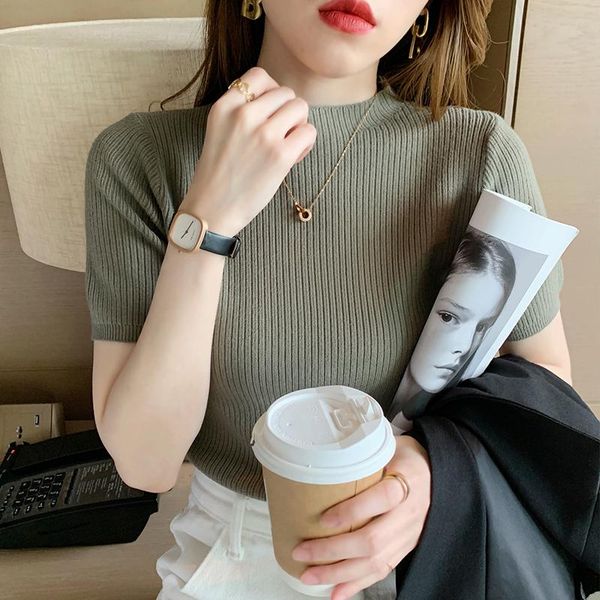 women's t-shirt koeran style summer casual o-neck women fashion solid short sleeve loose female basic shirt ladies tees, White
women's t-shirt koeran style summer casual o-neck women fashion solid short sleeve loose female basic shirt ladies tees, White