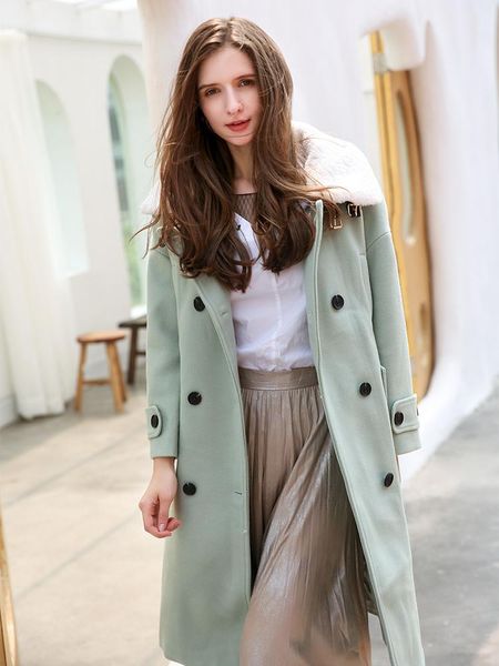 women's wool & blends korean fashion velvet trench coat for women streetwear office lady trenchcoat vintage green winter, Black
women's wool & blends korean fashion velvet trench coat for women streetwear office lady trenchcoat vintage green winter, Black