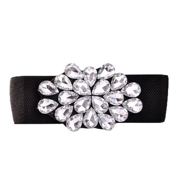 belts bohemian style korean fashion boutique cintos femininos ladies crystal diamond inlaid wide elastic for women, Black;brown
belts bohemian style korean fashion boutique cintos femininos ladies crystal diamond inlaid wide elastic for women, Black;brown