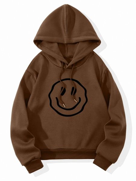 cartoon face print drawstring thermal lined hoodie n0il#, White;black
cartoon face print drawstring thermal lined hoodie n0il#, White;black
