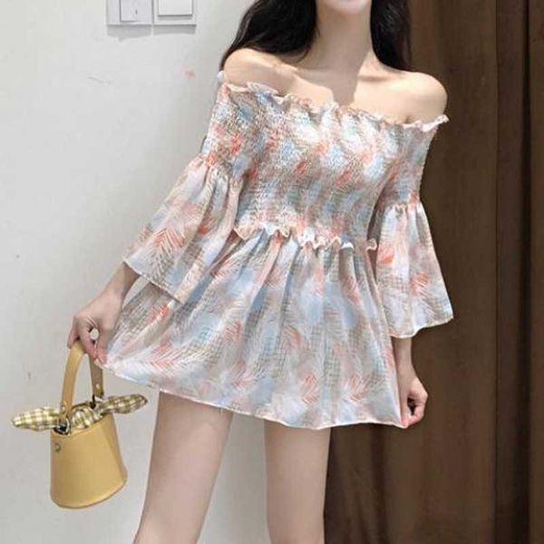 women blouse shirt patchwork women printed chiffon blouse shirt summer casual blusas 210601, White
women blouse shirt patchwork women printed chiffon blouse shirt summer casual blusas 210601, White