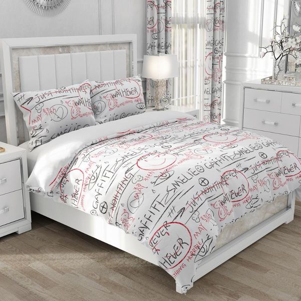 bedding sets set single double king,duvet cover with pillowcases,quilt/blanket bedclothes white letter
bedding sets set single double king,duvet cover with pillowcases,quilt/blanket bedclothes white letter