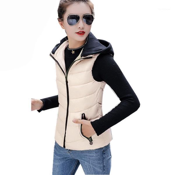 women's vests 2021 plus size 4xl short vest women winter sleeveless jacket coat thick warm cotton padded hooded female large pz588, Black;white
women's vests 2021 plus size 4xl short vest women winter sleeveless jacket coat thick warm cotton padded hooded female large pz588, Black;white