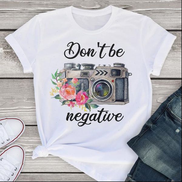 women graphic t shirt cartoon camera vintage floral cute short sleeve summer lady womenst tees clothing female, White
women graphic t shirt cartoon camera vintage floral cute short sleeve summer lady womenst tees clothing female, White