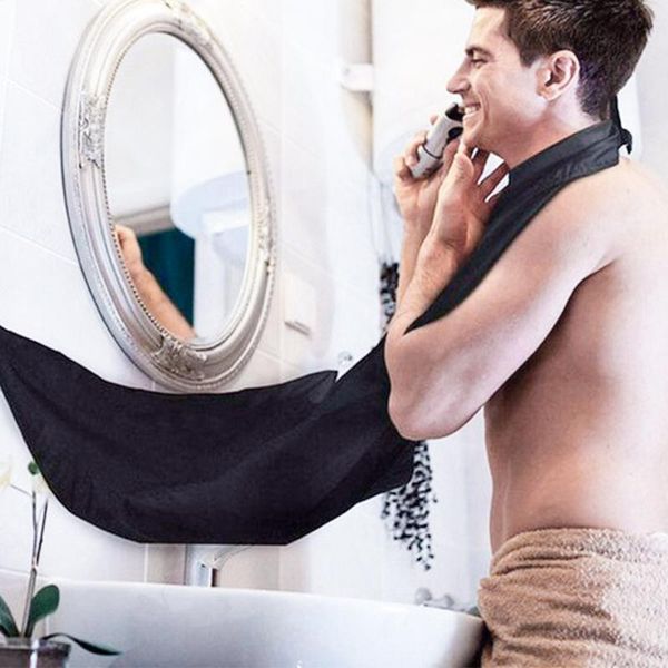 aprons 130x80cm waterproof apron man bathroom male black beard hair shave for barber household cleaning protector
aprons 130x80cm waterproof apron man bathroom male black beard hair shave for barber household cleaning protector