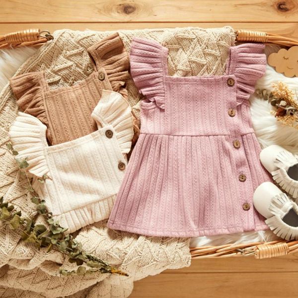 girl's dresses 3 colors princess baby girls knitted dress autumn toddler born infant sleeve button solid casual clothes, Red;yellow
girl's dresses 3 colors princess baby girls knitted dress autumn toddler born infant sleeve button solid casual clothes, Red;yellow