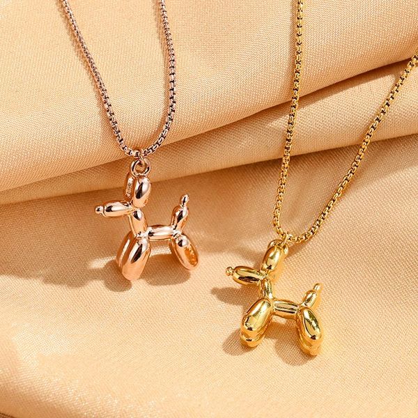 pendant necklaces fashion cute cartoon style dog titanium steel clavicle chain for women no fade female daily jewelry gift, Silver
pendant necklaces fashion cute cartoon style dog titanium steel clavicle chain for women no fade female daily jewelry gift, Silver