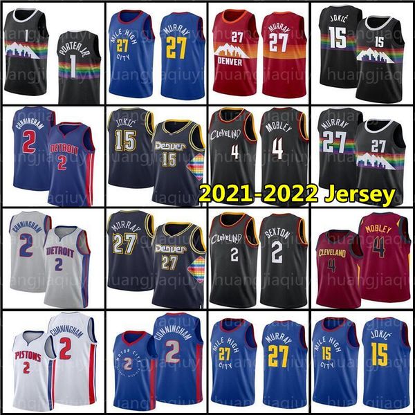 15 jokic 27 murray evan 4 mobley jersey collin 2 sexton nikola jamal michael 1 porter jr. cade mens catingham basketball, Black;red
15 jokic 27 murray evan 4 mobley jersey collin 2 sexton nikola jamal michael 1 porter jr. cade mens catingham basketball, Black;red