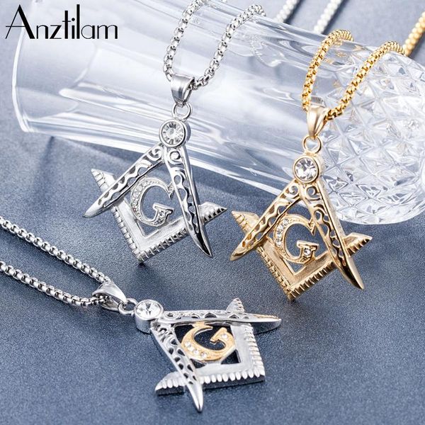 gold color stainless steel religious masonic ag pendants necklace for men jewelry christmas gifts pendant necklaces, Silver
gold color stainless steel religious masonic ag pendants necklace for men jewelry christmas gifts pendant necklaces, Silver