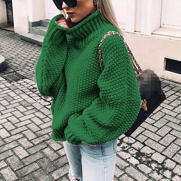 korean version of the solid women sweater color womens high collar long sleeved warm casual knit loose sweather, White;black
korean version of the solid women sweater color womens high collar long sleeved warm casual knit loose sweather, White;black