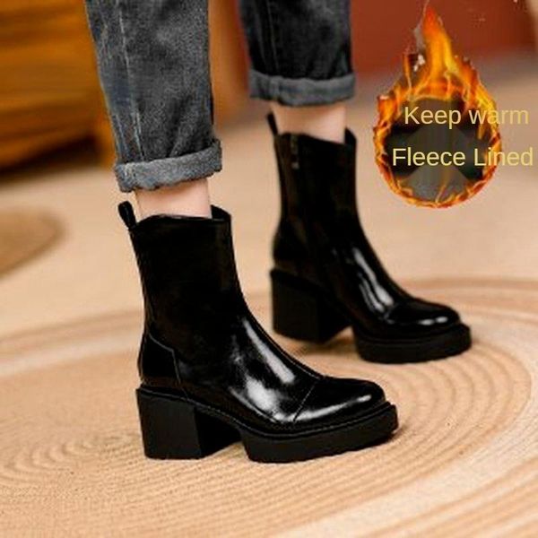 boots 2021 autumn winter women shoes cow patent leather high heels platform black beige woman dress party office
boots 2021 autumn winter women shoes cow patent leather high heels platform black beige woman dress party office