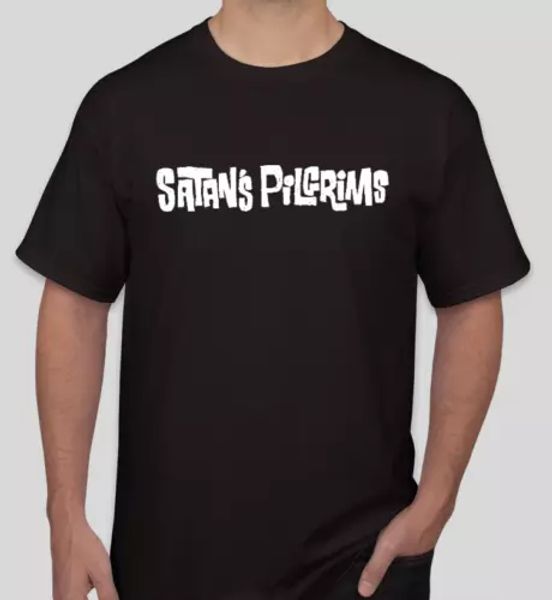 Satan's Pilgrims Music oldschool punk Thrash Punk rock band T shirt tee, White;black
Satan's Pilgrims Music oldschool punk Thrash Punk rock band T shirt tee, White;black