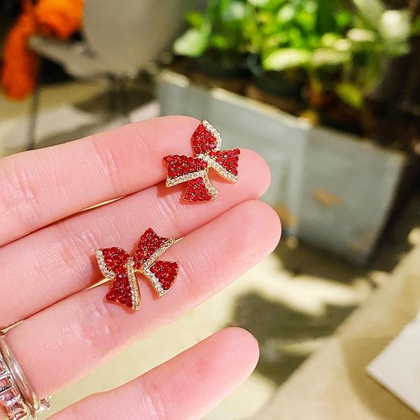korean handmade cute red rhinestone bowknot stud earrings for women girls fashion bijoux oorbellen jewelry gifts, Golden;silver
korean handmade cute red rhinestone bowknot stud earrings for women girls fashion bijoux oorbellen jewelry gifts, Golden;silver