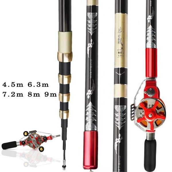double modes positionable carbon hollow fishing rod inner line pole set taiwan 5.4m 7.2m 8m 9m hand feeder boat rods
double modes positionable carbon hollow fishing rod inner line pole set taiwan 5.4m 7.2m 8m 9m hand feeder boat rods