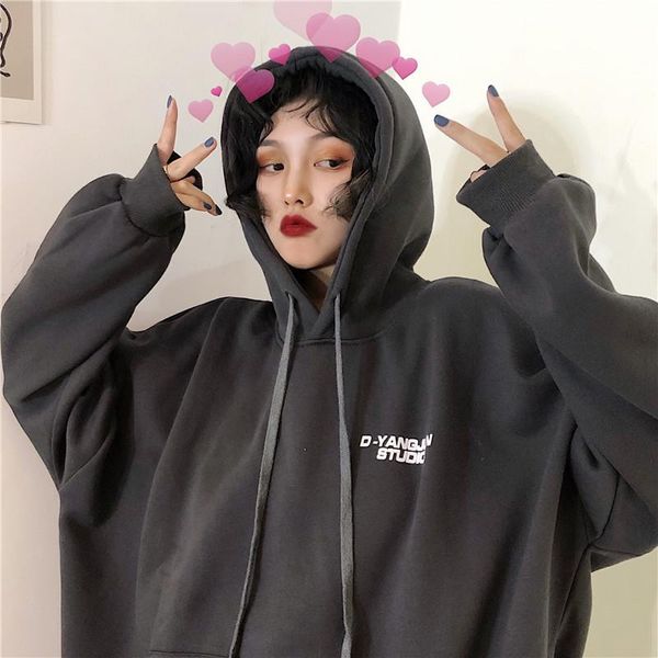 women's hoodies & sweatshirts women thicker plus velvet warm soft letter printed simple all-match pockets leisure pullovers womens tren, Black
women's hoodies & sweatshirts women thicker plus velvet warm soft letter printed simple all-match pockets leisure pullovers womens tren, Black