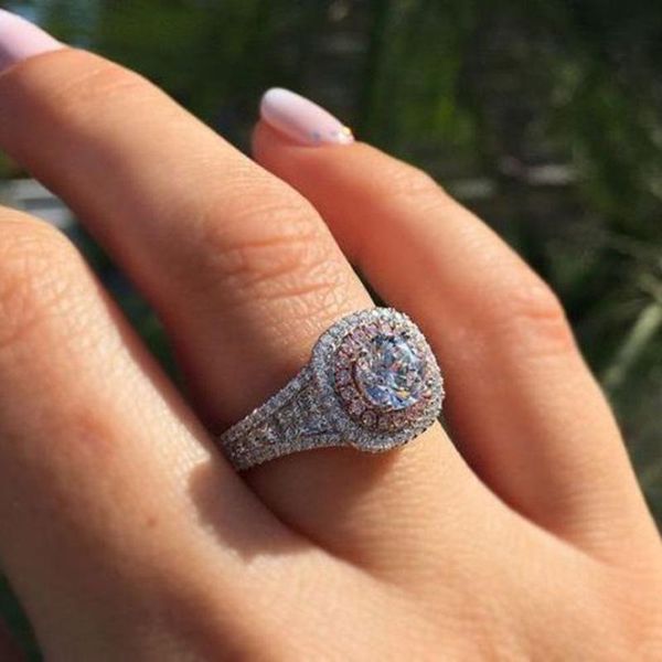 cluster rings 2021 luxury pink color engagement ring bridal for women lady anniversary gift jewelry wholesale christmas r5837, Golden;silver
cluster rings 2021 luxury pink color engagement ring bridal for women lady anniversary gift jewelry wholesale christmas r5837, Golden;silver