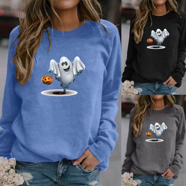 women's hoodies & sweatshirts halloween ghost print autumn wintercasual loose pullover long sleeve women sweatshirt bluzy damskie zimow, Black
women's hoodies & sweatshirts halloween ghost print autumn wintercasual loose pullover long sleeve women sweatshirt bluzy damskie zimow, Black