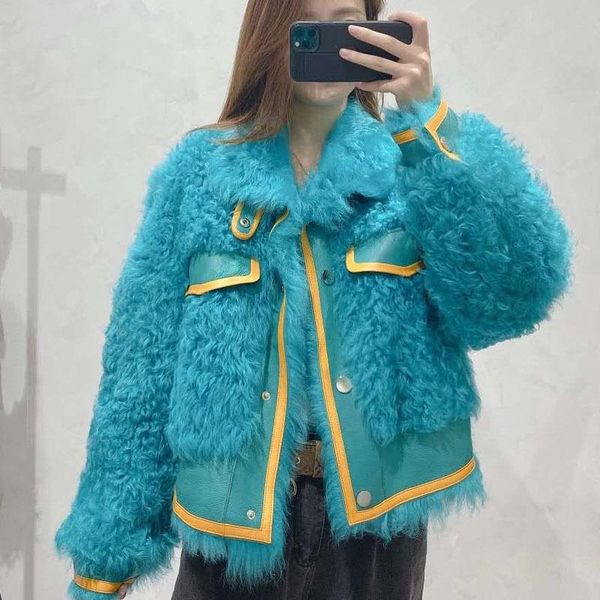 women's fur & faux high coat quality winter women casual short clothes female full pelt natural real sheep thick warm lamb wool fn0073, Black
women's fur & faux high coat quality winter women casual short clothes female full pelt natural real sheep thick warm lamb wool fn0073, Black