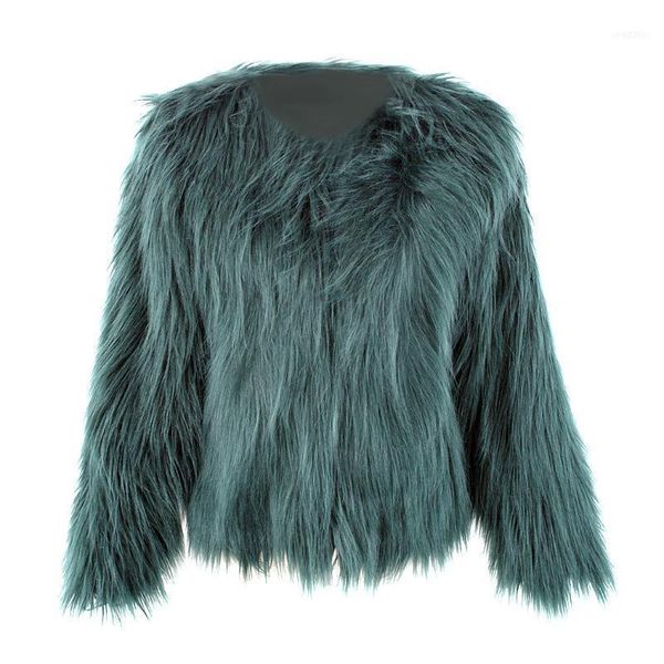 women's fur & faux imitation overcoat short coat floating hair jacket jackets hairy party winter warm plus size xxxl11 xcal, Black
women's fur & faux imitation overcoat short coat floating hair jacket jackets hairy party winter warm plus size xxxl11 xcal, Black