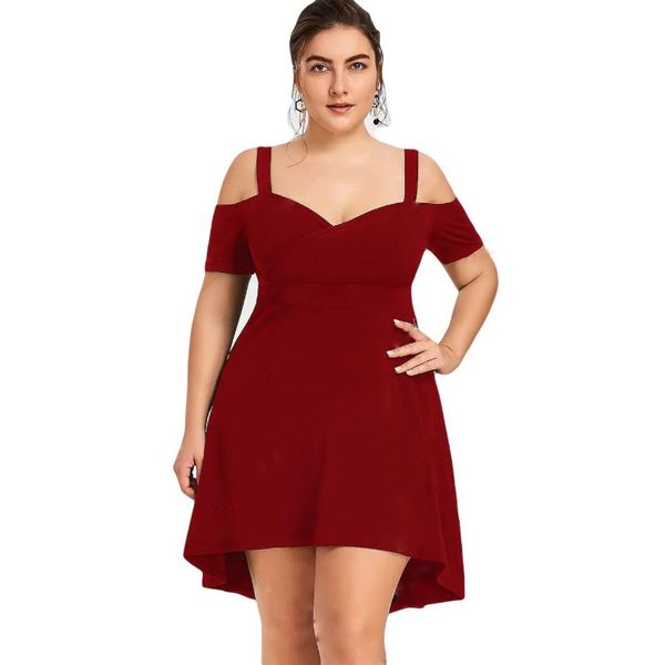 casual dresses the 2021 large size ladies v-neck pure color of tall waist harness party dress, Black;gray
casual dresses the 2021 large size ladies v-neck pure color of tall waist harness party dress, Black;gray