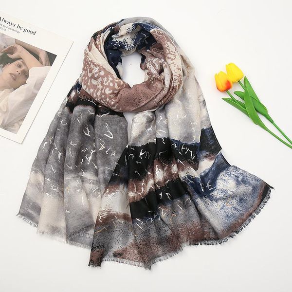 scarves laven vintage fashion painting scarf women winter warm tassel designer luxury long print wraps shawl bandana, Blue;gray
scarves laven vintage fashion painting scarf women winter warm tassel designer luxury long print wraps shawl bandana, Blue;gray