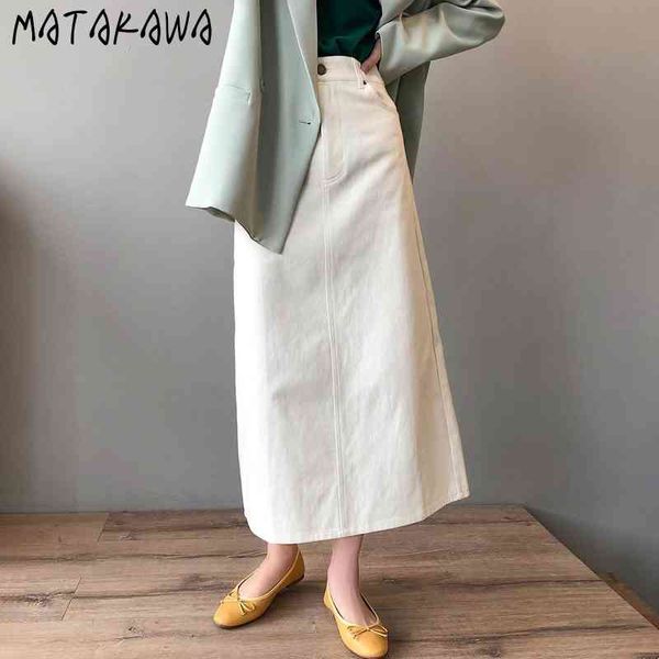matakawa denim skirts womens spring/summer korean a-line split long skirt high waist bodycon skirts mujer faldas 210513, Black
matakawa denim skirts womens spring/summer korean a-line split long skirt high waist bodycon skirts mujer faldas 210513, Black