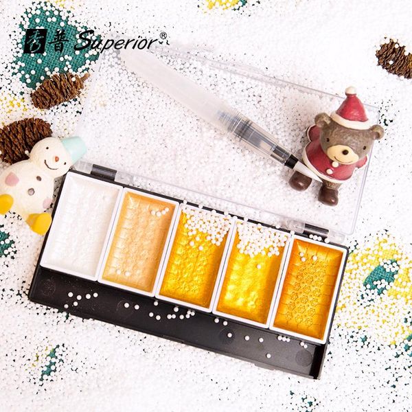 gift sets superior 5/8 colors solid watercolor paint metal/gem/pearlescent color student supplies art
gift sets superior 5/8 colors solid watercolor paint metal/gem/pearlescent color student supplies art