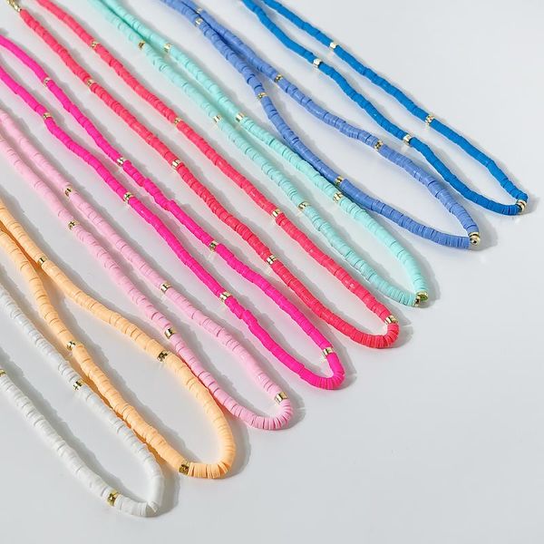 chains 2021 european and american colored soft clay string design fashion necklace female, Silver
chains 2021 european and american colored soft clay string design fashion necklace female, Silver