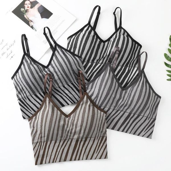 women zebra pattern u-shaped underwear wrapped chest tube seamless sports vest bra girl lady yoga fitness running sling h57 outfit
women zebra pattern u-shaped underwear wrapped chest tube seamless sports vest bra girl lady yoga fitness running sling h57 outfit