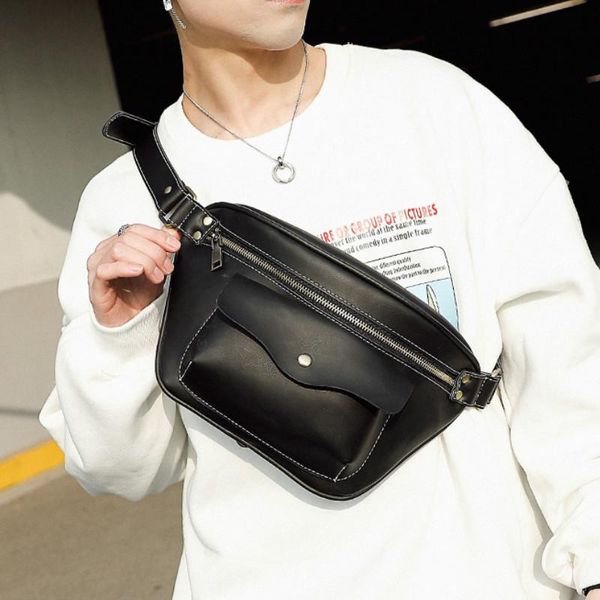 tidog korean-style hide substance shoulder street fashion chest bag waist bags
tidog korean-style hide substance shoulder street fashion chest bag waist bags