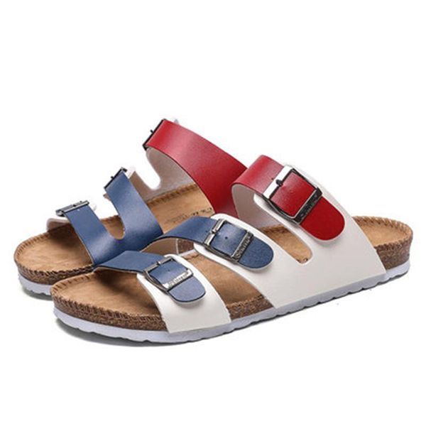 slippers 2021 summer fashion beach cork men casual buckle leather outside slip on slides shoes black white red blue
slippers 2021 summer fashion beach cork men casual buckle leather outside slip on slides shoes black white red blue