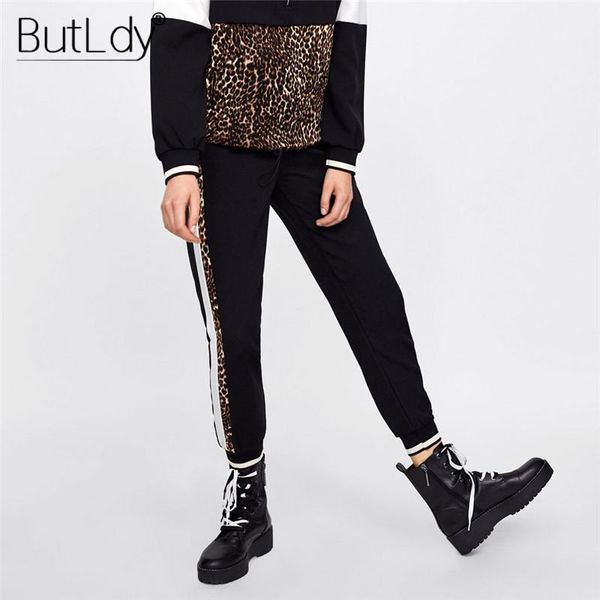 women's pants & capris leopard print patchwork women winter 2021 elastic waist ankle-length sweatpants striped casual black harem, Black;white
women's pants & capris leopard print patchwork women winter 2021 elastic waist ankle-length sweatpants striped casual black harem, Black;white
