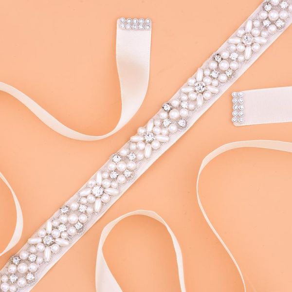 wedding sashes pearls belt rhinestones bridal flower crystal sash for gowns f133s, White
wedding sashes pearls belt rhinestones bridal flower crystal sash for gowns f133s, White